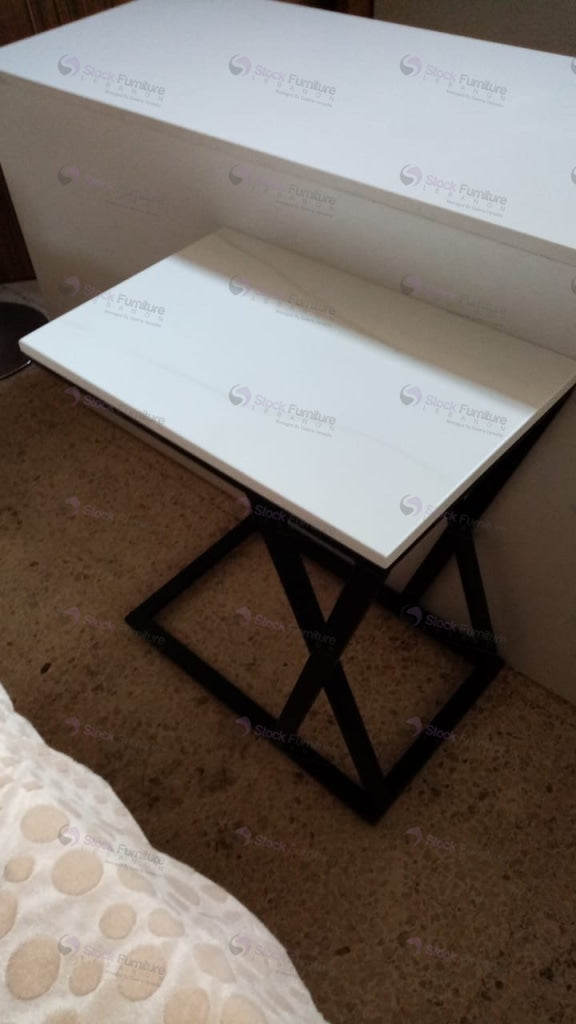 Couch Side Laptop Table -B14 White