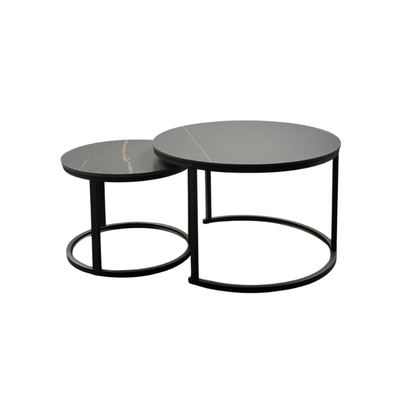 Round Two-Piece Nesting Coffee Table Set CT-1+1-01 original supplier photo