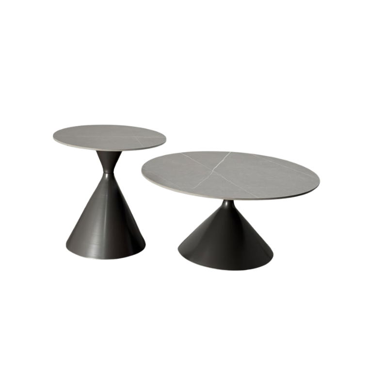 Round Two-Piece Pedestal Coffee Table Set CT-1+1-06 original supplier photo
