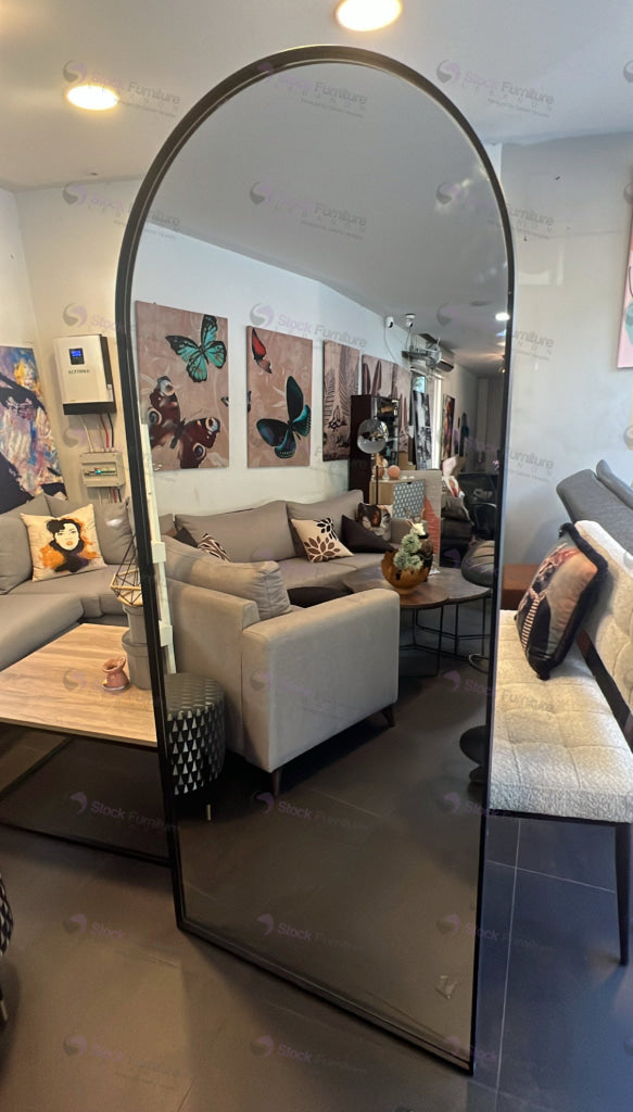 Arched Steel standing Mirror - 373