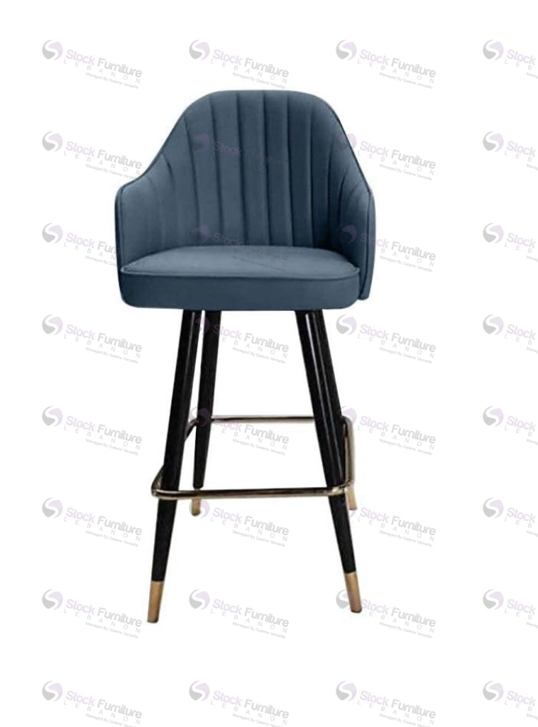 Bar Stool H-28 Blue Stools