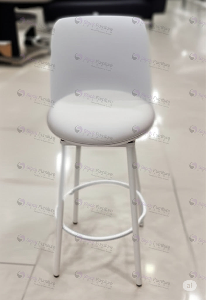 Bella Sedia Q18 White Bar stools