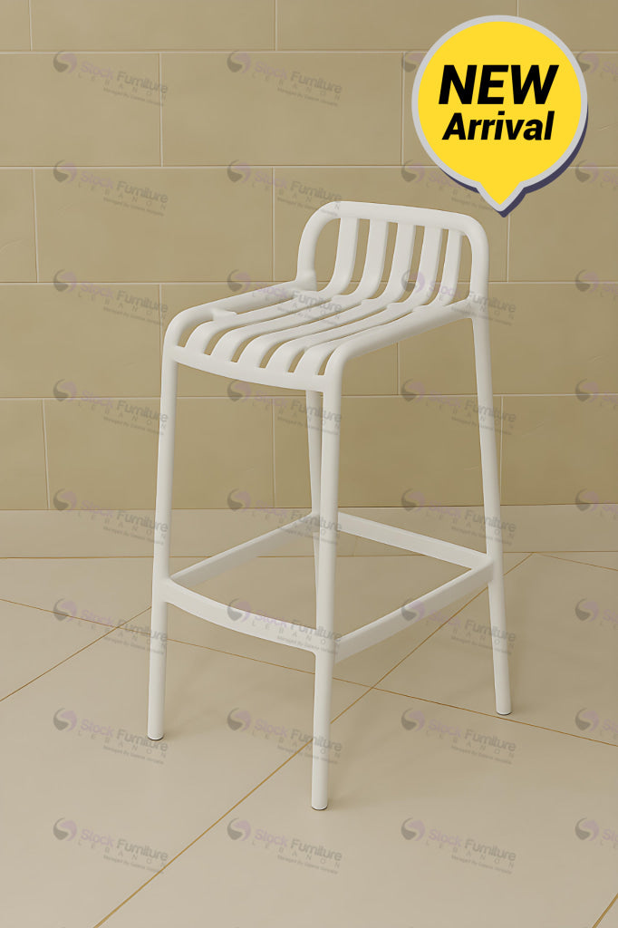 Collezione Allegra Q22 White Bar stools