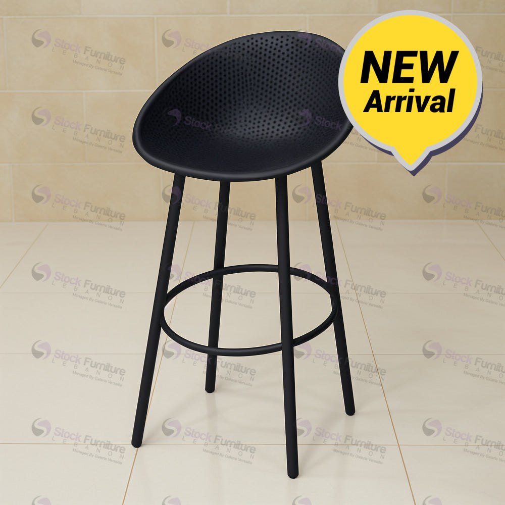 Collezione Vivace Q19 Black Bar stools