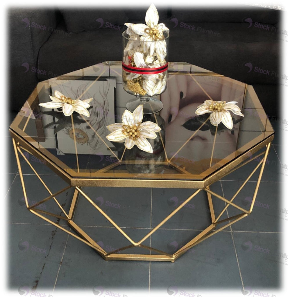 Jewel Center Table - M713 Gold