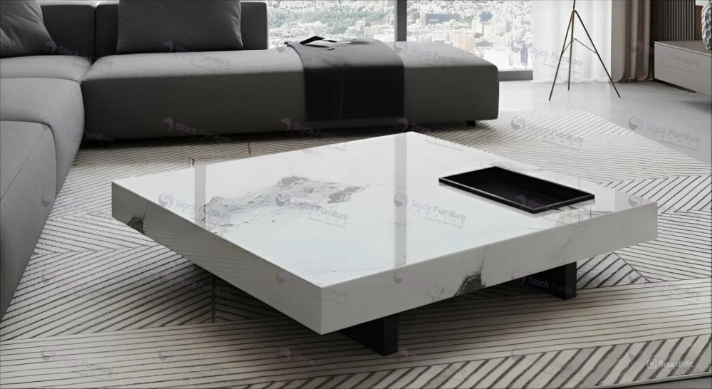 Linea Onda - MB37 - Center Table White