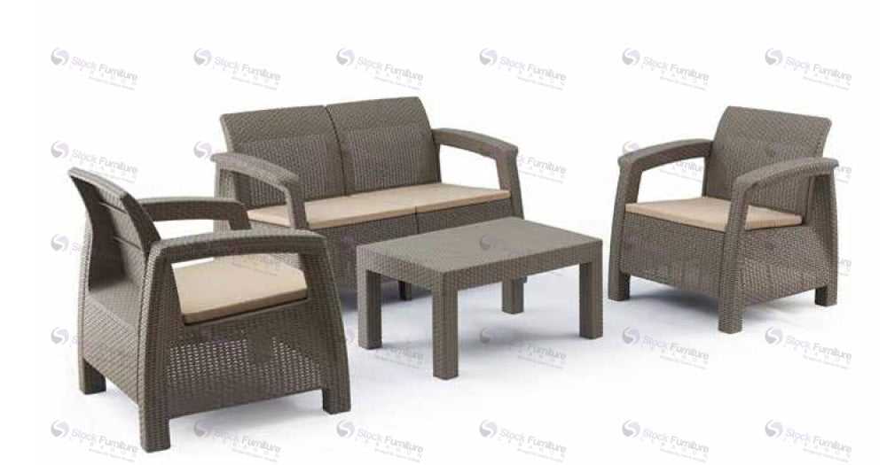 Rattan 2S - 2225 Grey