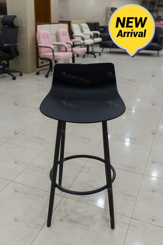 Sedia Alta Modena Q12 Black Bar stools