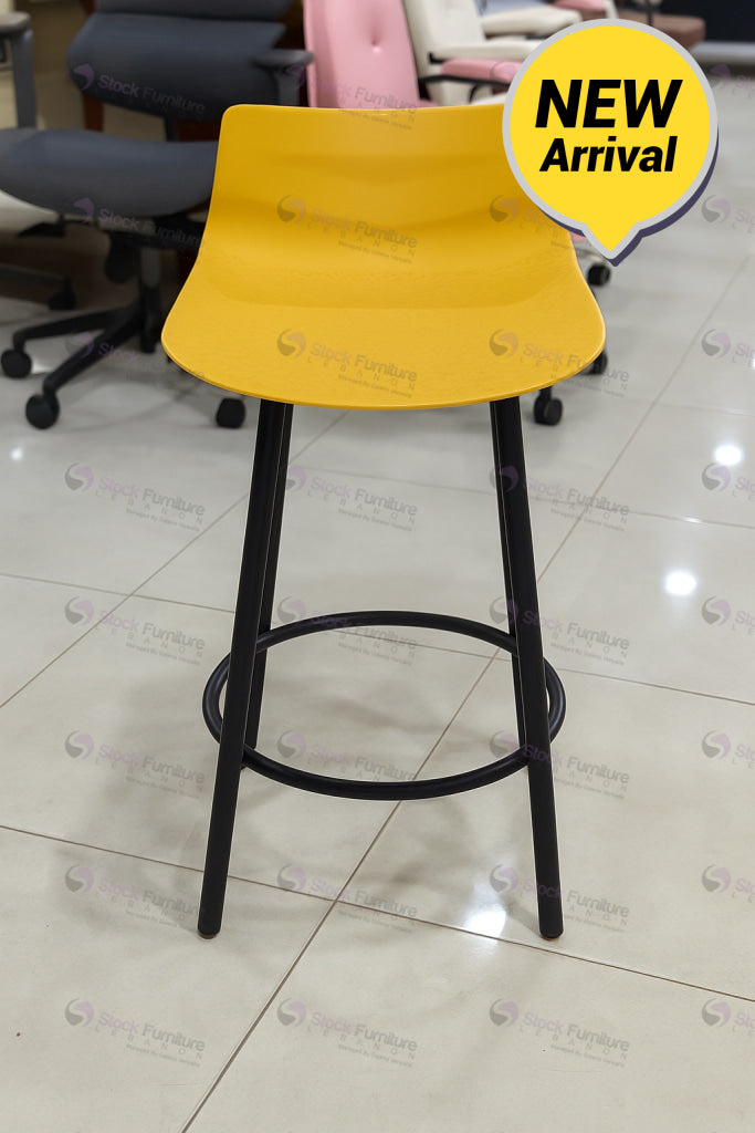 Sedia Alta Modena Q12 Yellow Bar stools