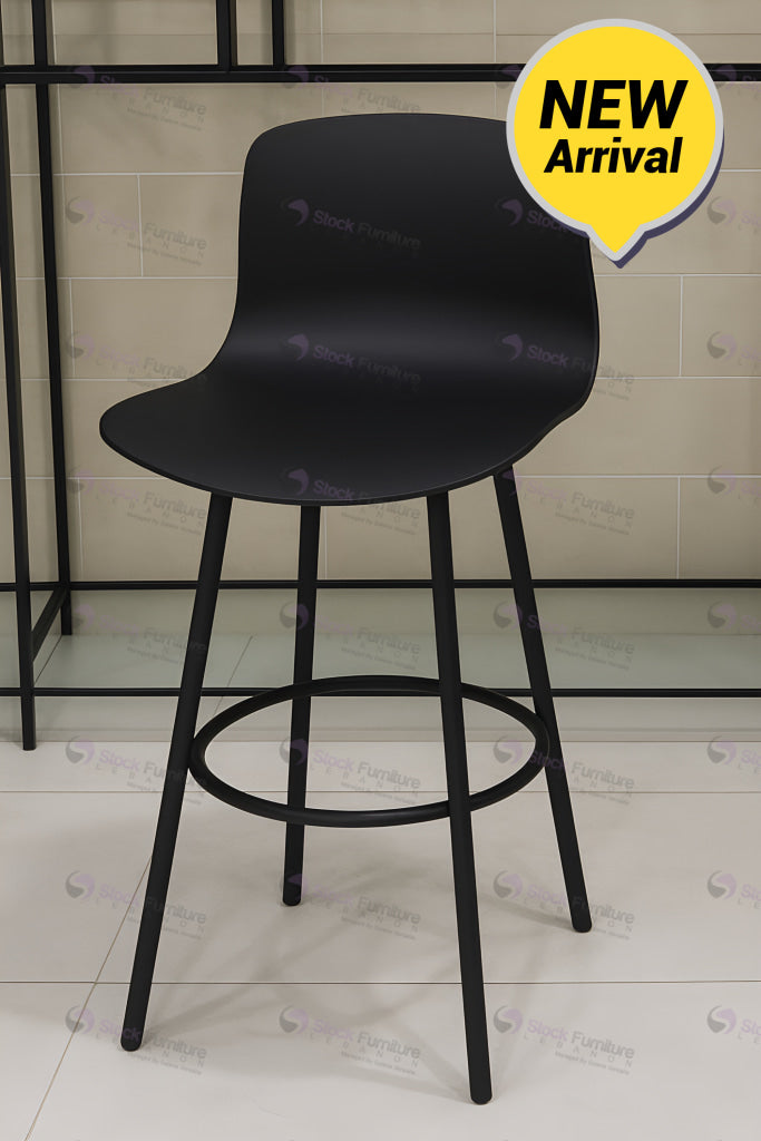 Sedia BellaVita Q14 Black Bar stools