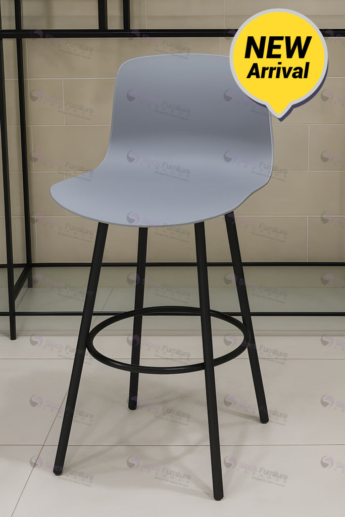 Sedia BellaVita Q14 Gray Bar stools