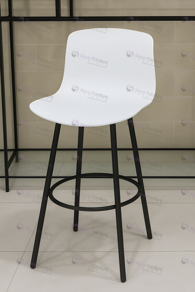 Sedia BellaVita Q14 White Bar stools