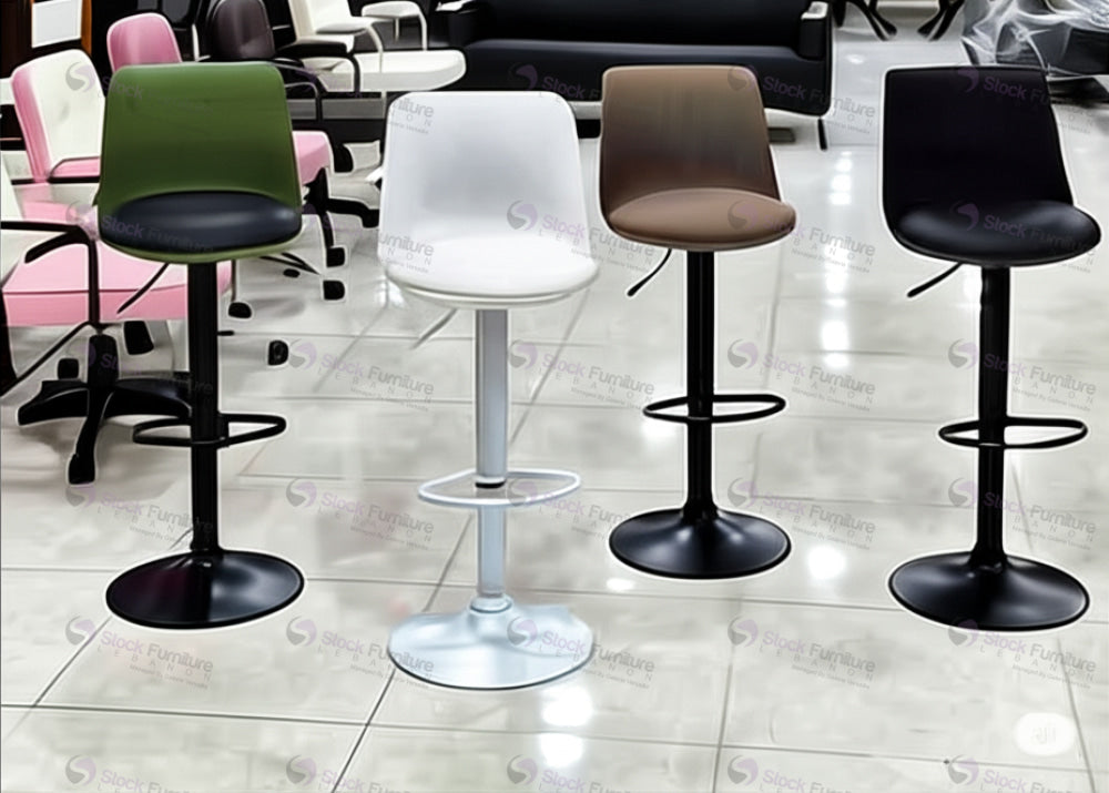 chair, bar stool, bar chair, stock furniture lebanon, green chair, white chair, brown chair, black chair 